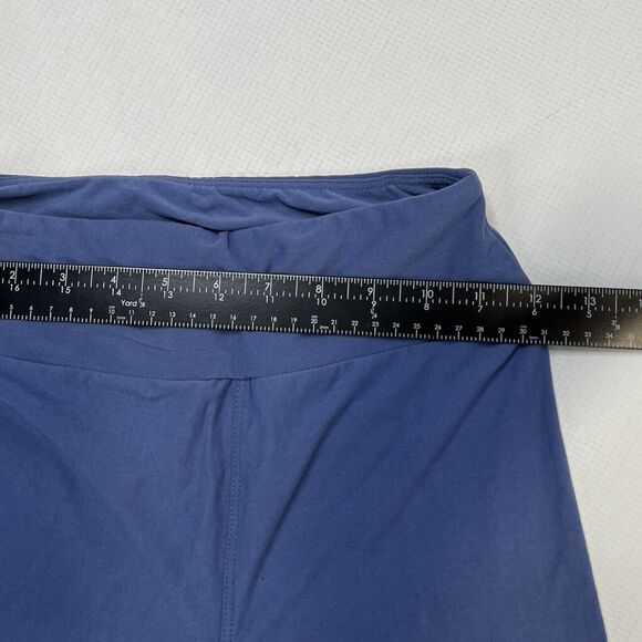 LuLaRoe Women's One Size Leggings Solid Smokey Blue Comfort Pants Stretch - Picture 5 of 8